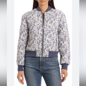 Bagatelle floral quilt bomber jacket